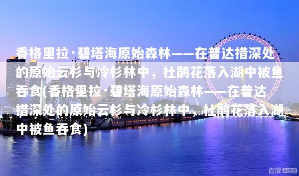 香格里拉·碧塔海原始森林——在普达措深处的原始云杉与冷杉林中，杜鹃花落入湖中被鱼吞食(香格里拉·碧塔海原始森林——在普达措深处的原始云杉与冷杉林中，杜鹃花落入湖中被鱼吞食)