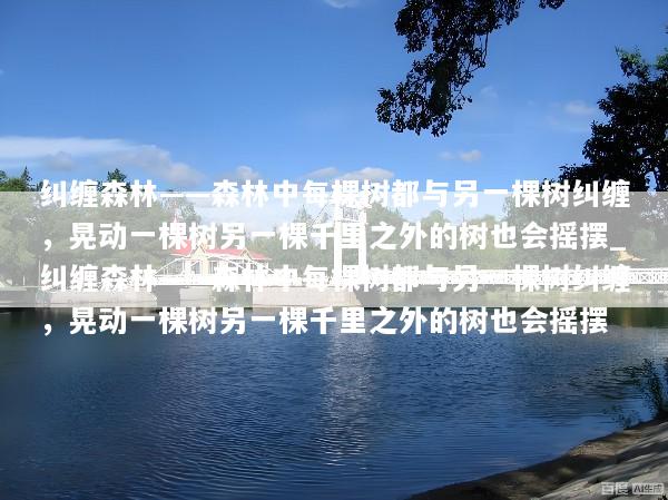 纠缠森林——森林中每棵树都与另一棵树纠缠，晃动一棵树另一棵千里之外的树也会摇摆_纠缠森林——森林中每棵树都与另一棵树纠缠，晃动一棵树另一棵千里之外的树也会摇摆